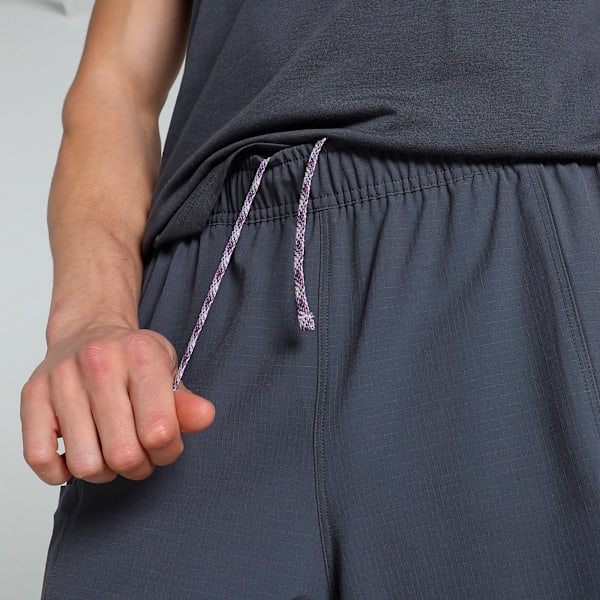 SEASONS Men's 7" Trail Running Shorts, Galactic Gray, extralarge-IND